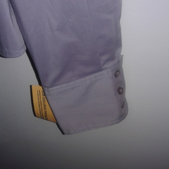 YUKA PARIS lavender button-down. Size L - Picture 4 of 4